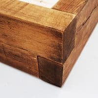 Pandon Solid Wood Bed Frame - Rustic Loft Bed | Handmade